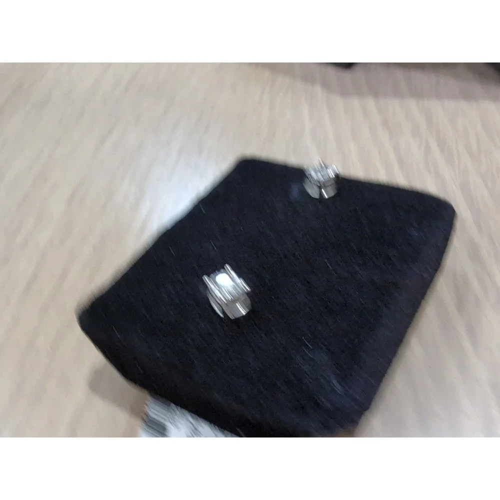 RH Macy's Diamond Solitaire Wedding Studs 1/2cttw Round Stud 14KW White Gold